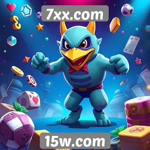 Variedade de jogos disponíveis no 7xx.com